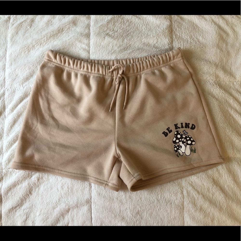 Tan Mushroom Shorts